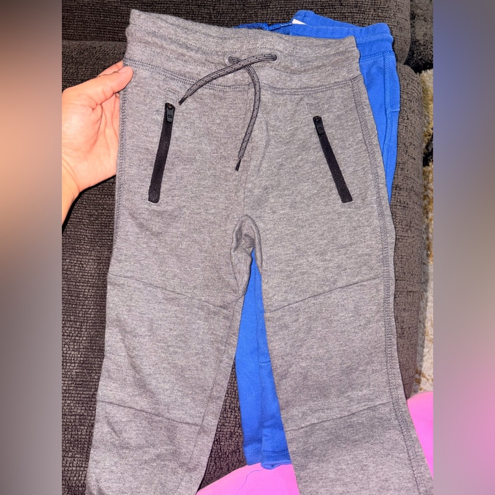 GAP Gray and Blue Kids Joggers